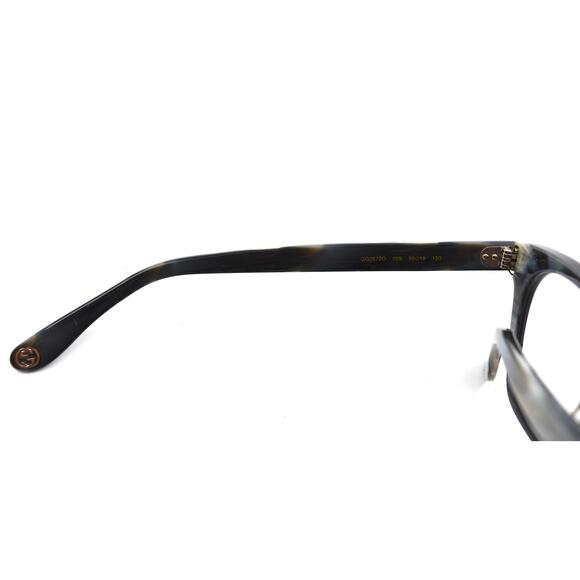 NEW GUCCI GG0572O 009 BLACK/GREY AUTHENTIC EYEGLASSES FRAME - Picture 8 of 10